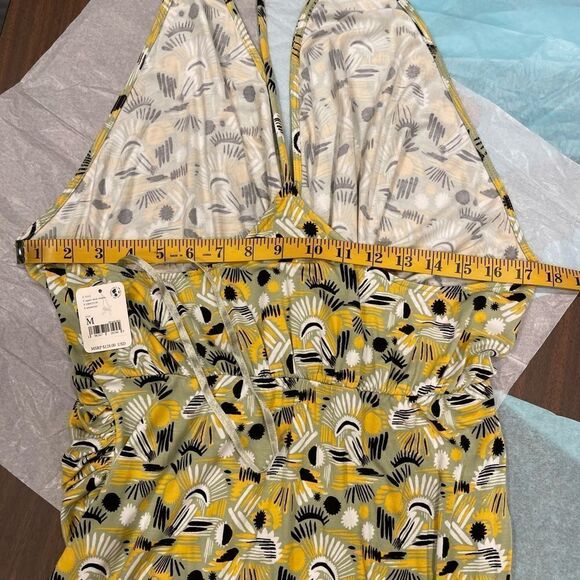 Free People Daria Halter Printed Backless Midi Dress.Size M - Picture 16 of 16